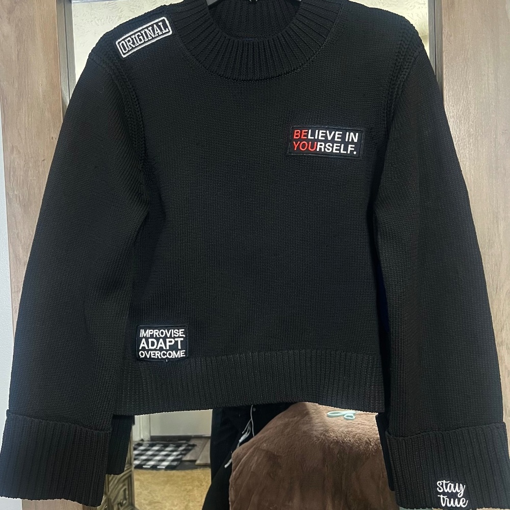 Black sweater